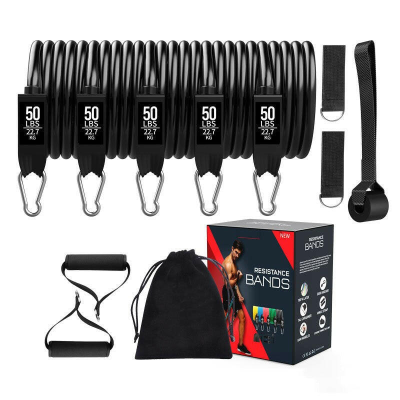 11 Pcs Resistance Bands Set.