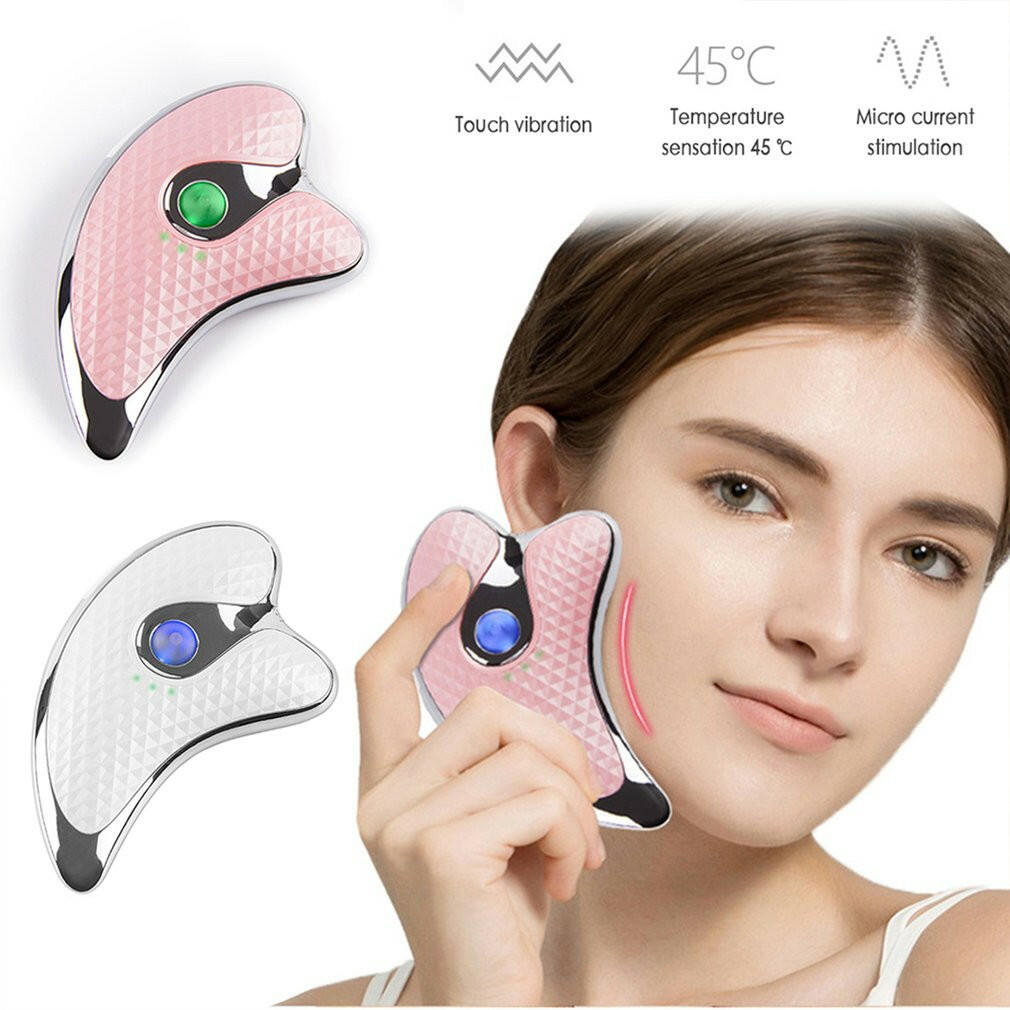 Heating Scraping Apparatus Facial Massager Facial Beauty Instrument.