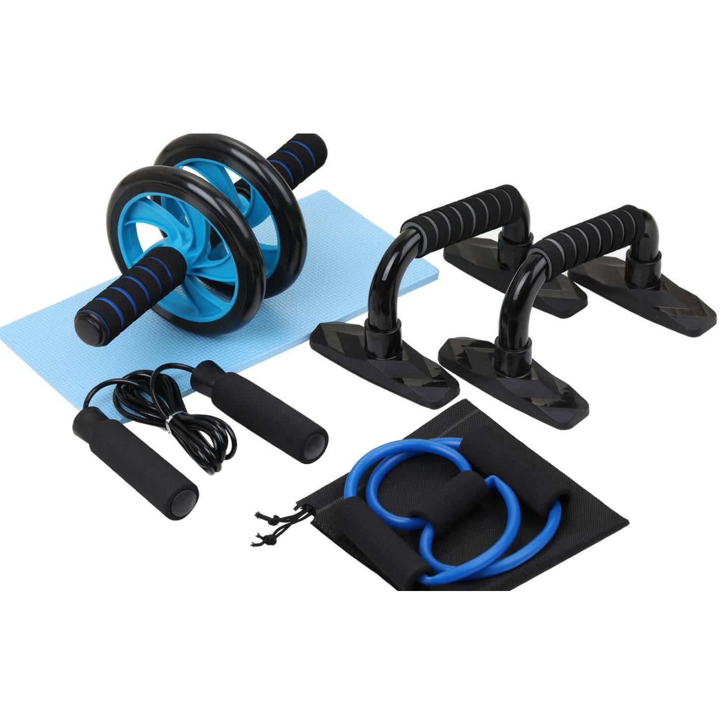 Push-up bracket gripper combination fitness set.