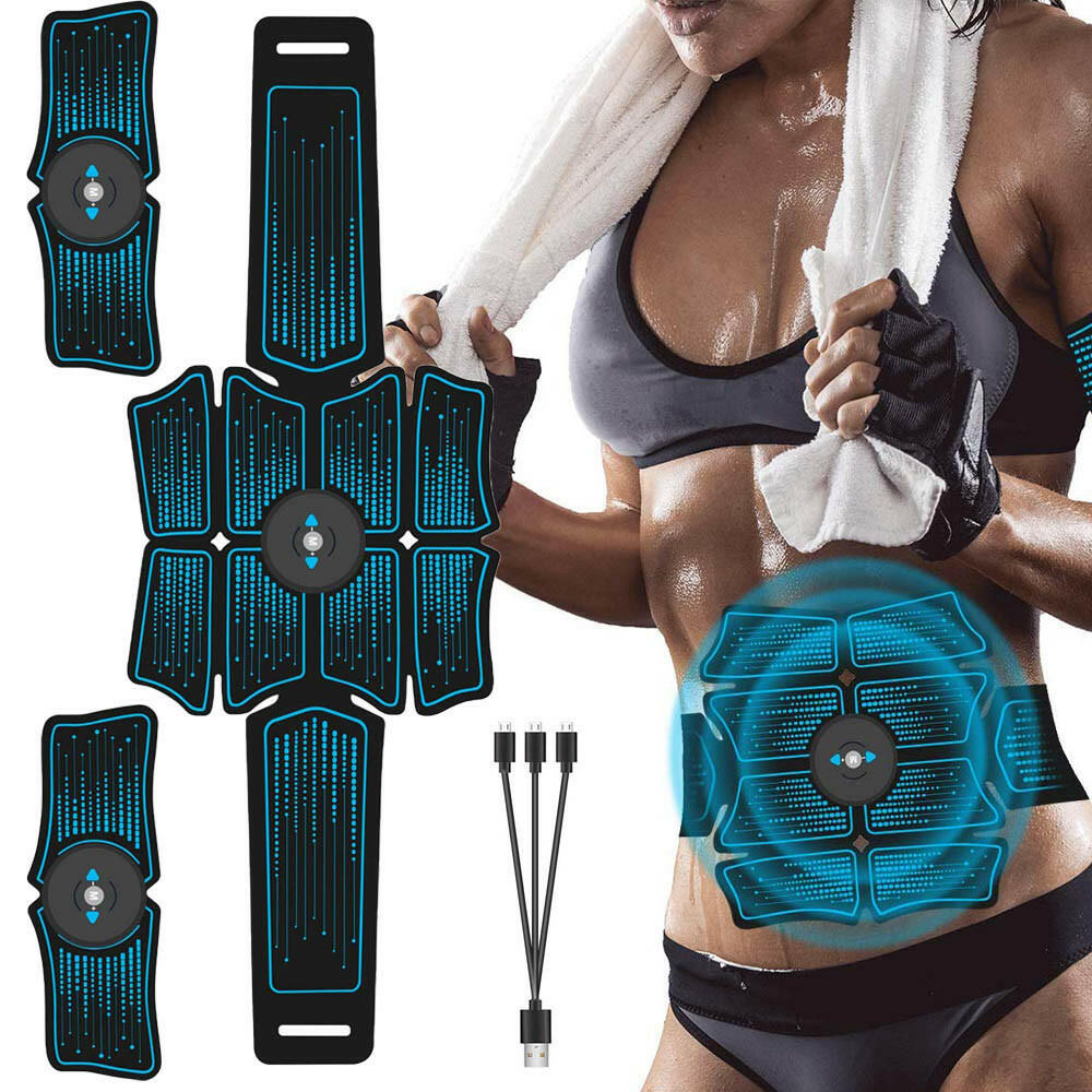 EMS Abdominal Belt Electrostimulation ABS Muscle Stimulator.