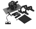 Push-up bracket gripper combination fitness set.