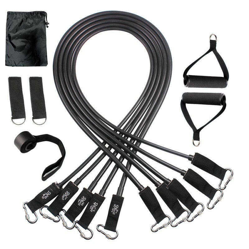 11 Pcs Resistance Bands Set.